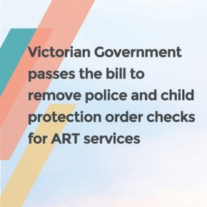 Victorian government, police checks, ART services