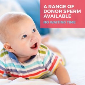 Rainbow fertility, donor sperm available, colourful baby
